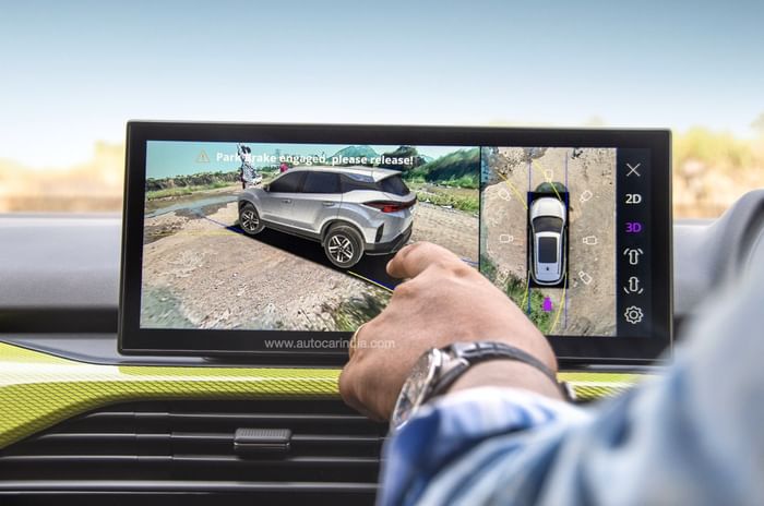 Tata Harrier facelift 360-degree camera Tata Harrier facelift 360-degree camera